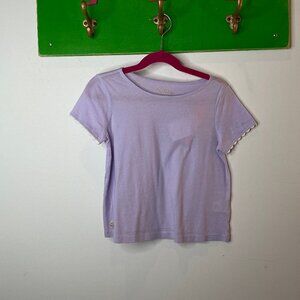 Lilly Pulitzer Girls NWT Jessica Top Light Lilac - Size 6